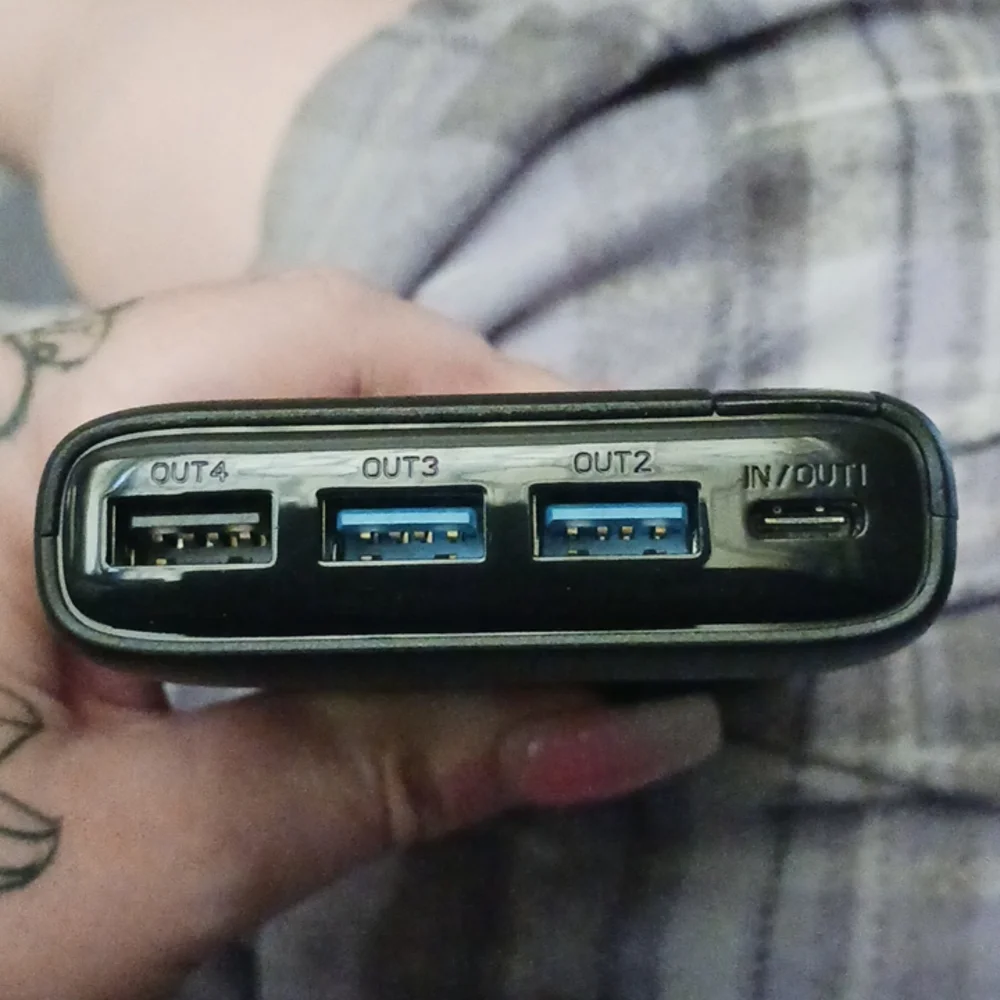 Portable battery charger